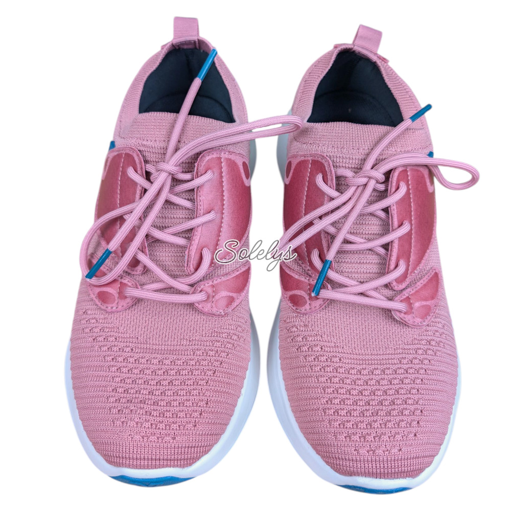 Vessi Everyday Move Women 9 Arizona Pink Waterproof Knit DymaTex Lace Up Sneaker